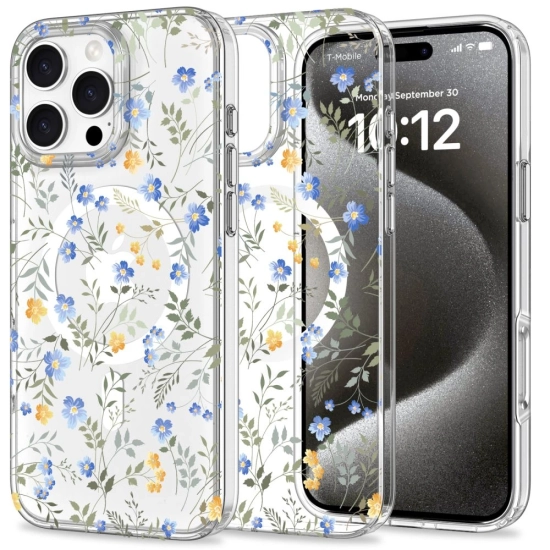 Etui Tech-Protect Magmood MagSafe Apple iPhone 16 Pro Max Spring Flowers