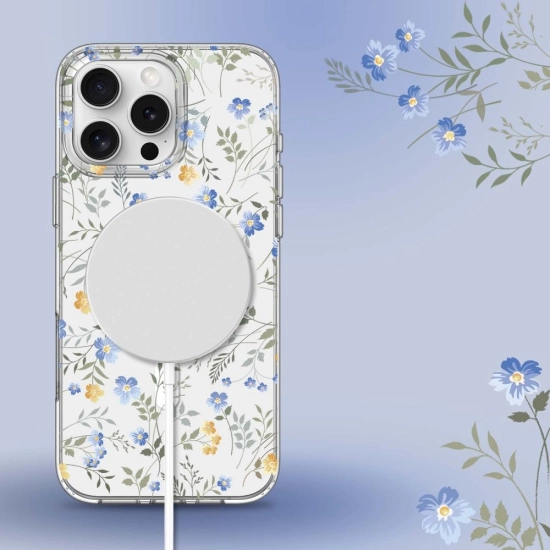 Etui Tech-Protect Magmood MagSafe Apple iPhone 16 Pro Max Spring Flowers