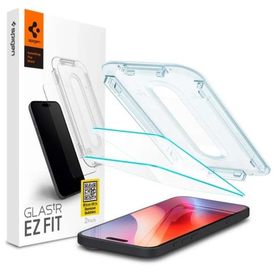 Szkło hartowane Spigen GLAS.tR ez Fit Apple iPhone 16 Pro Max Clear [2 PACK]
