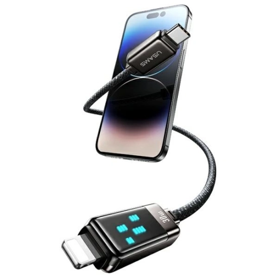 Kabel USAMS USB-C / Lightning 30W 1.2m Zinc Alloy Fast Charging Data Cable Meteor Series