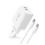 Ładowarka sieciowa Tech-Protect NC45W-GAN 2xUSB-C Network Charger PD45W + USB-C Cable White