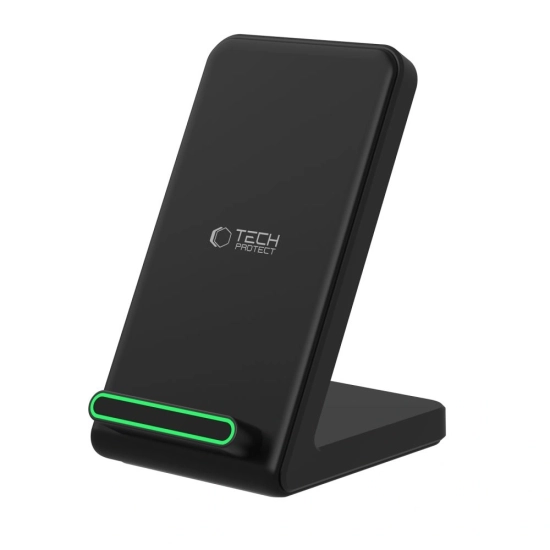 Ładowarka bezprzewodowa Tech-Protect QI15W-A40 Wireless Charger Black