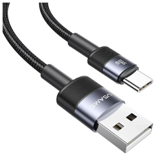 Kabel USAMS US-SJ718 USB-A / USB-C 3A 1.2m Aluminum Alloy Data Cable SY Series