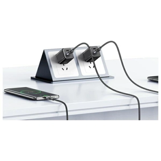 Kabel USAMS US-SJ718 USB-A / USB-C 3A 1.2m Aluminum Alloy Data Cable SY Series