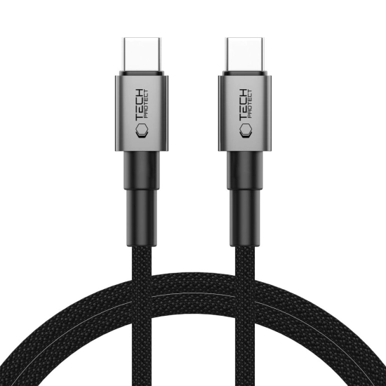 Kabel Tech-Protect Ultraboost DNA USB-C / USB-C Cable PD60W/3A 100cm Iron Grey