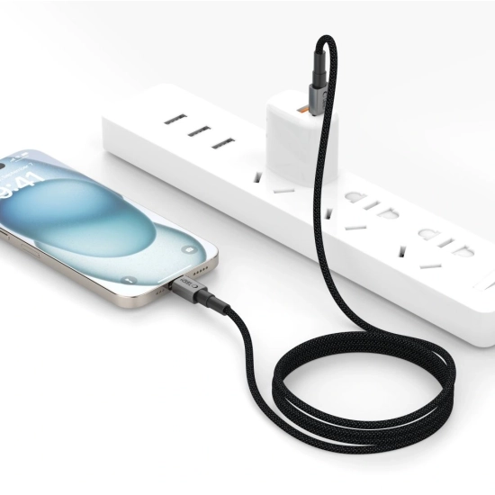 Kabel Tech-Protect Ultraboost DNA USB-C / USB-C Cable PD60W/3A 100cm Iron Grey