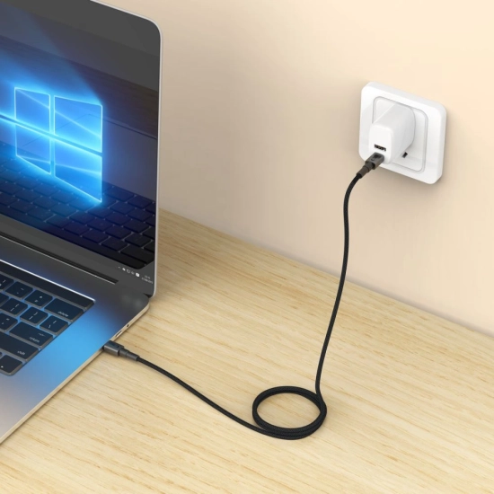 Kabel Tech-Protect Ultraboost DNA USB-C / USB-C Cable PD60W/3A 100cm Iron Grey