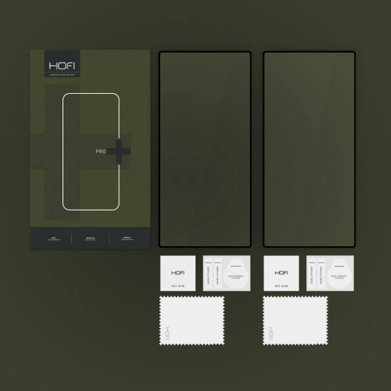 Szkło hartowane Hofi Glass Pro+ Samsung Galaxy S25 Ultra Black [2 PACK]