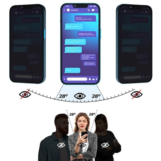 Matowe szkło prywatyzujące GrizzGlass SecretGlass do Samsung Galaxy S25 Ultra