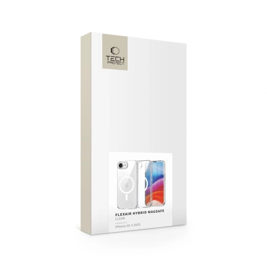Etui Tech-Protect Flexair Hybrid MagSafe Apple iPhone 16e Clear