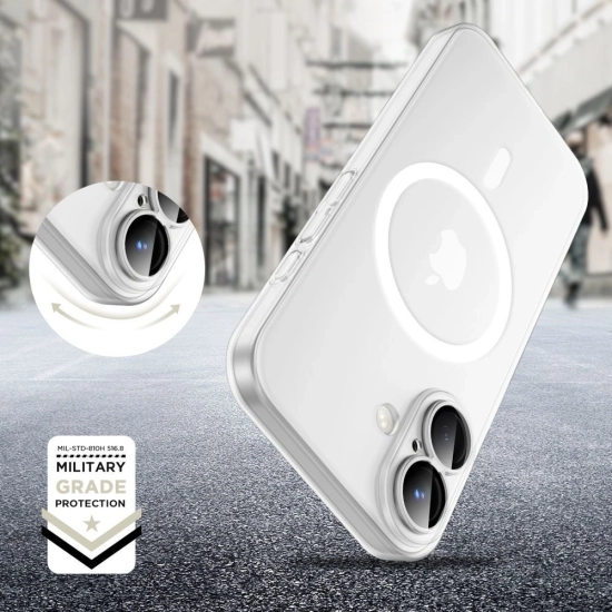 Etui Tech-Protect Magslim MagSafe Apple iPhone 16e Matte/ice