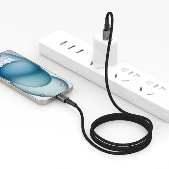 Kabel Tech-Protect Ultraboost DNA USB-A / Lightning Cable 12W 2.4A 25cm Iron Grey