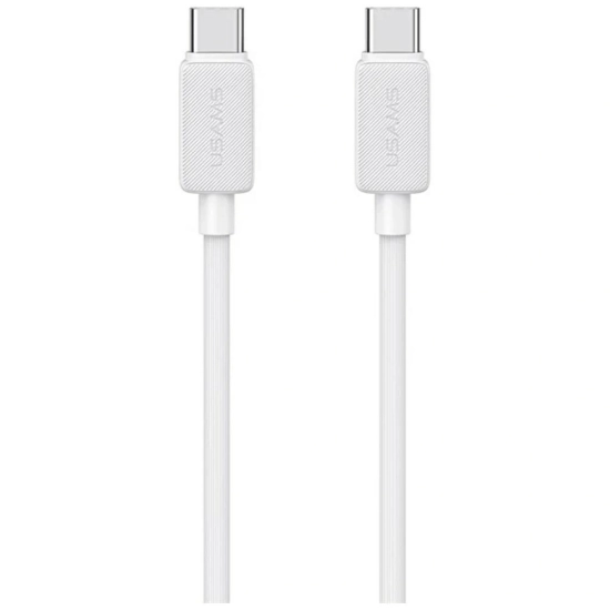 Kabel USAMS KY Series US-SJ691 60W USB-C / USB-C 1m biały