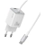 Ładowarka sieciowa USAMS JC Series CC261 20W GaN Mini Fast Charger 2xUSB-C biały