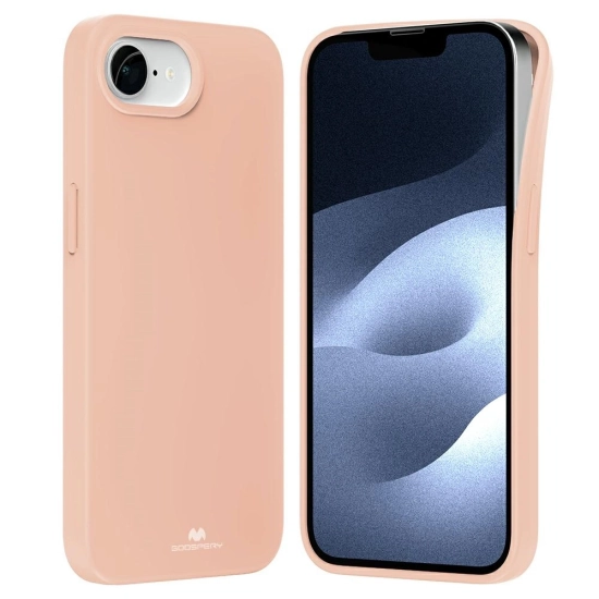 Etui Mercury Soft do Apple iPhone 16e różowo-piaskowy