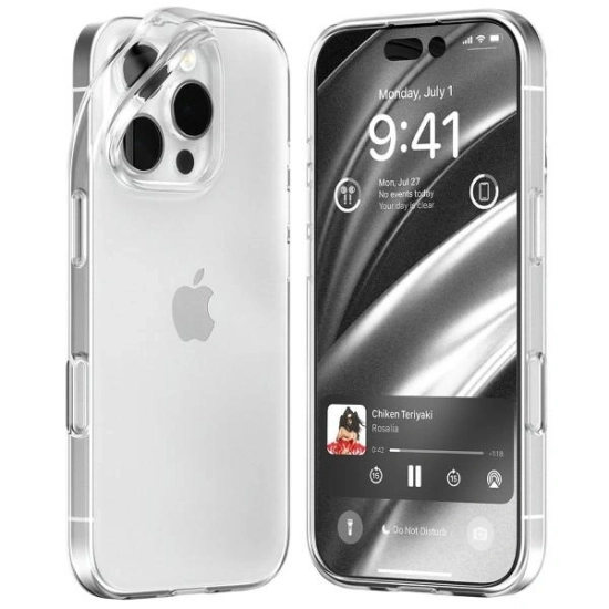 Etui Mercury Jelly Clear do Apple iPhone 16 Pro przezroczysty