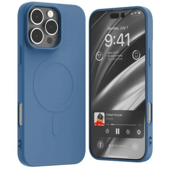 Etui Mercury MagSafe Semi-Silicone do Apple iPhone 16 Pro Max niebieski