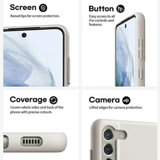 Etui Mercury Silicone do Apple iPhone 15 jasnoszary