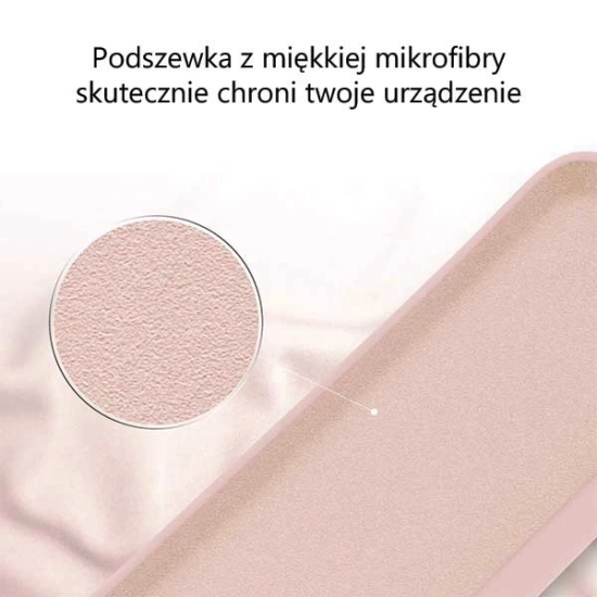 Etui Mercury Silicone do Apple iPhone 15 Pro różowo-piaskowy