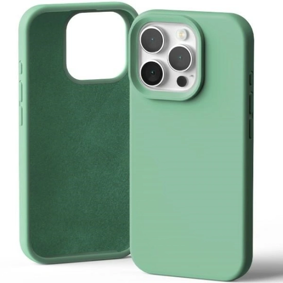 Etui Mercury Silicone do Apple iPhone 16 Pro zielony
