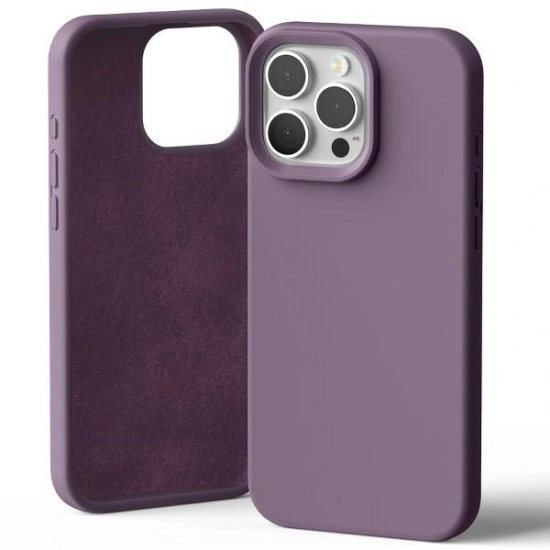 Etui Mercury Silicone do Apple iPhone 16 Pro Max fioletowy