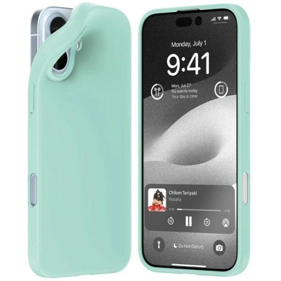 Etui Mercury Soft do Apple iPhone 16 Plus miętowy