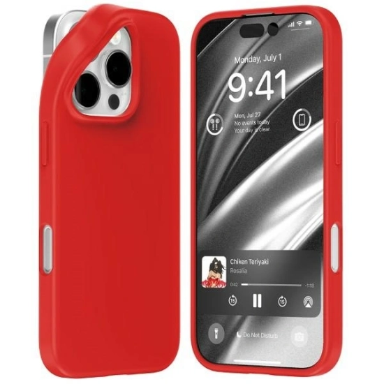 Etui Mercury Soft do Apple iPhone 16 Pro czerwony
