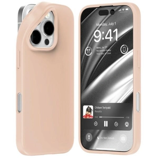 Etui Mercury Soft do Apple iPhone 16 Pro różowo piaskowy