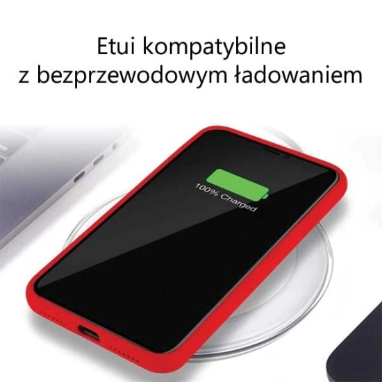 Etui Mercury Silicone do Apple iPhone 14 Pro czerwony