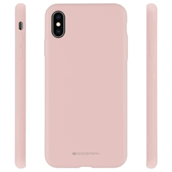 Etui Mercury Silicone do Apple iPhone 14 Pro różowo-piaskowy
