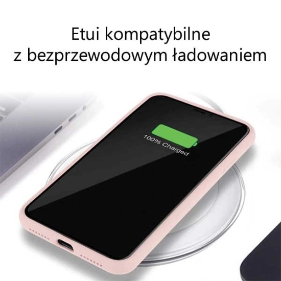 Etui Mercury Silicone do Apple iPhone 14 Pro różowo-piaskowy