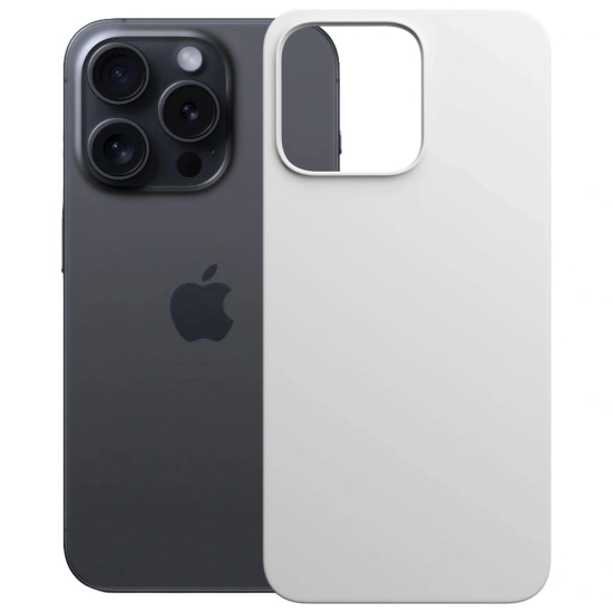 Etui 3MK Hardy MagSilicone do Apple iPhone 16 Pro Max biały