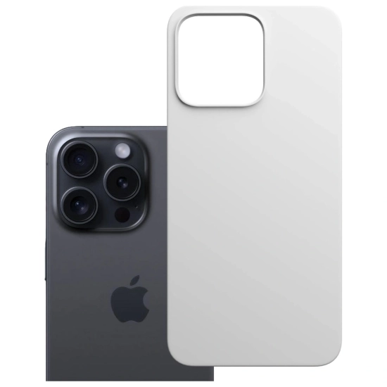 Etui 3MK Hardy MagSilicone do Apple iPhone 16 Pro Max biały