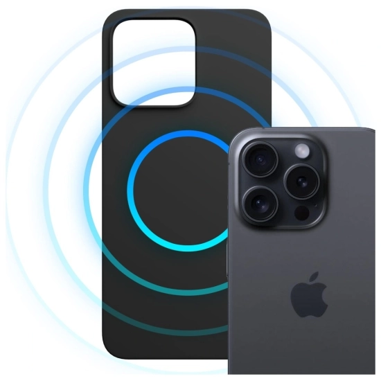 Etui 3MK Hardy MagSilicone do Apple iPhone 16 Pro Max grafitowy