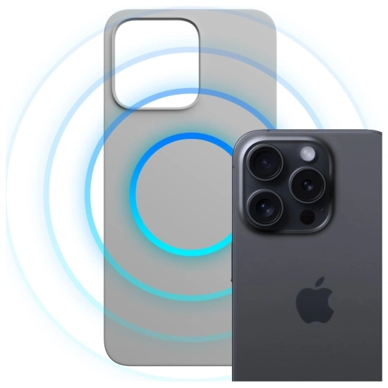 Etui 3MK Hardy MagSilicone do Apple iPhone 16 Pro Max tytanowy