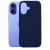 Etui 3MK Silicone Case do Apple iPhone 16 granatowy