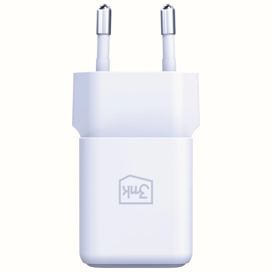 Ładowarka sieciowa 3MK Hyper GaN Charger 20W USB-A, USB-C PD QC4+ biały