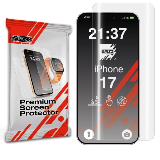 Folia hydrożelowa GrizzGlass Hydrofilm do Apple iPhone 17