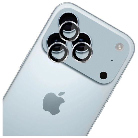 Szkło hartowane na obiektyw aparatu 3MK Lens Protection Pro do Apple iPhone 17 Pro / 17 Pro Max srebrny