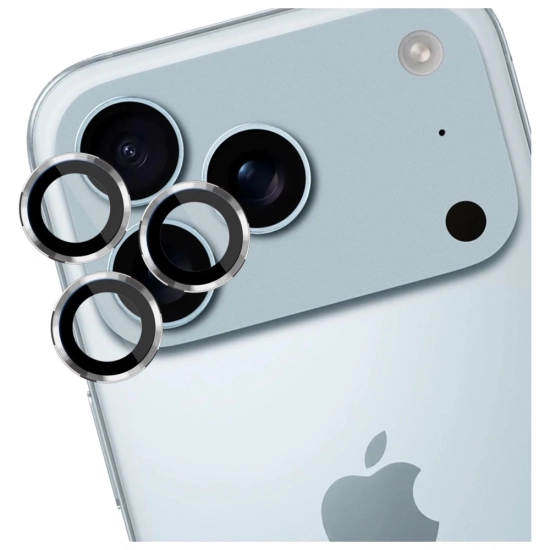 Szkło hartowane na obiektyw aparatu 3MK Lens Protection Pro do Apple iPhone 17 Pro / 17 Pro Max srebrny
