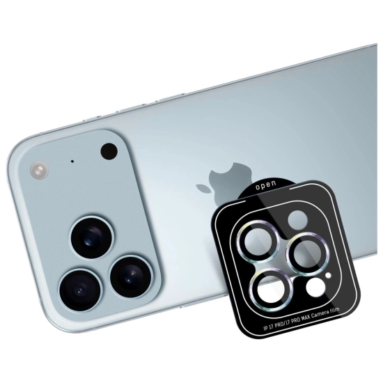 Szkło hartowane na obiektyw aparatu 3MK Lens Protection Pro do Apple iPhone 17 Pro / 17 Pro Max wielokolorowy