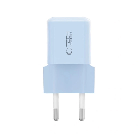 Ładowarka sieciowa Tech-Protect NCM25 USB-C Network Charger PD 25W Baby Blue