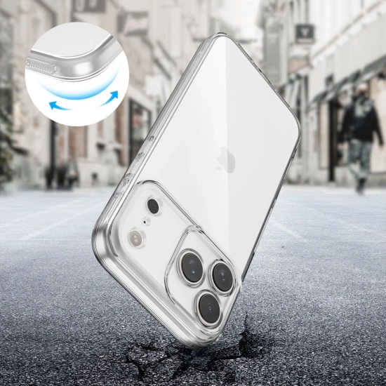 Etui Tech-Protect FlexAir do Apple iPhone 17 Pro Max Clear