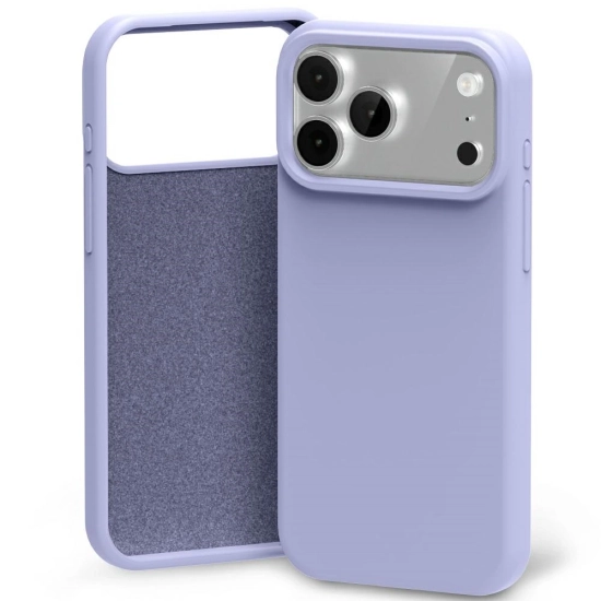 Etui Mercury Silicone do Apple iPhone 17 Pro Max lawendowa szarość