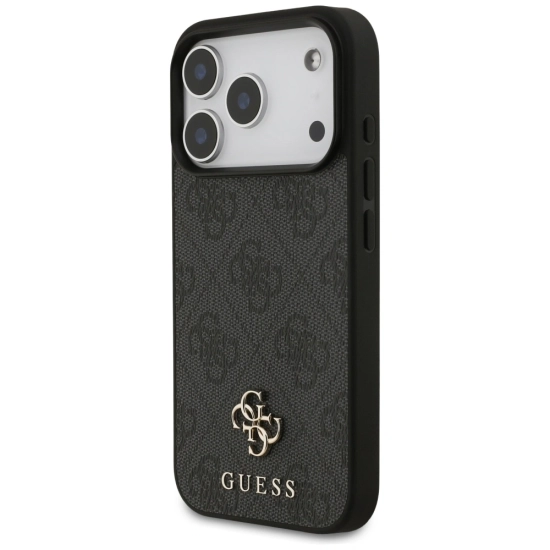Etui Guess 4G Small Classic Logo MagSafe do Apple iPhone 17 Pro czarny
