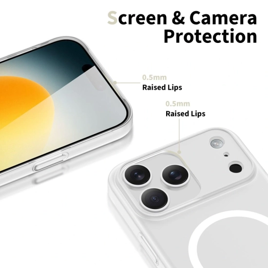 Etui Tech-Protect Magslim MagSafe do Apple iPhone 17 Pro Matte/white