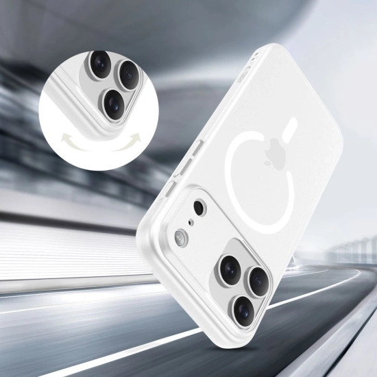 Etui Tech-Protect Magslim MagSafe do Apple iPhone 17 Pro Matte/white