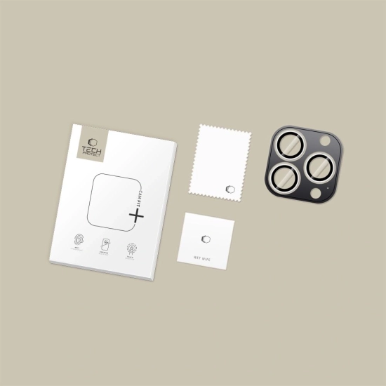 Osłona aparatu Tech-Protect Camring Fit+ do Apple iPhone 14 Pro / 14 Pro Max / 15 Pro / 15 Pro Max / 16 Pro / 16 Pro Max / 17 Pro / 17 Pro Max Silver