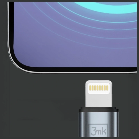 Kabel 3MK Hyper Cable N-SERIES USB-A / Lightning 1m 5V/2.4A 12W czarny