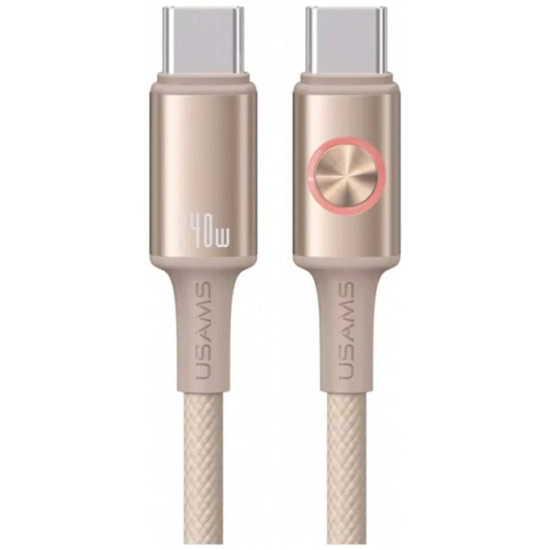 Kabel USAMS Huan Series SJ751 240W USB-C / USB-C 1.2m tytanowy